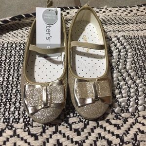 Gold Disneybound Belle Girls Shoes. Size 9 NWT